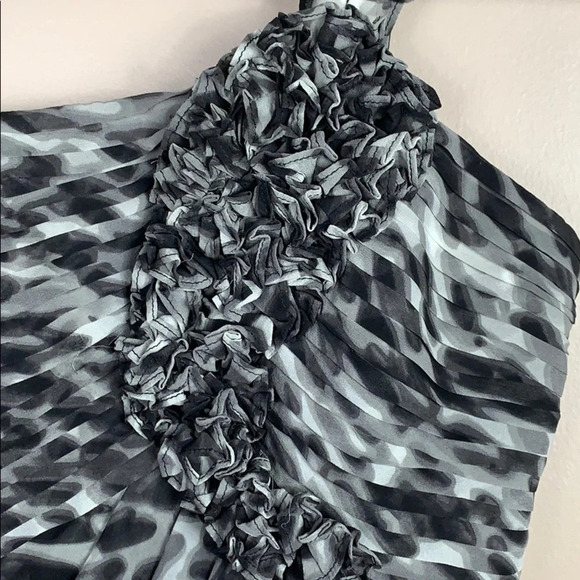 NWT BCBCmaxazria one shoulder dress sz 0 - Picture 3 of 10